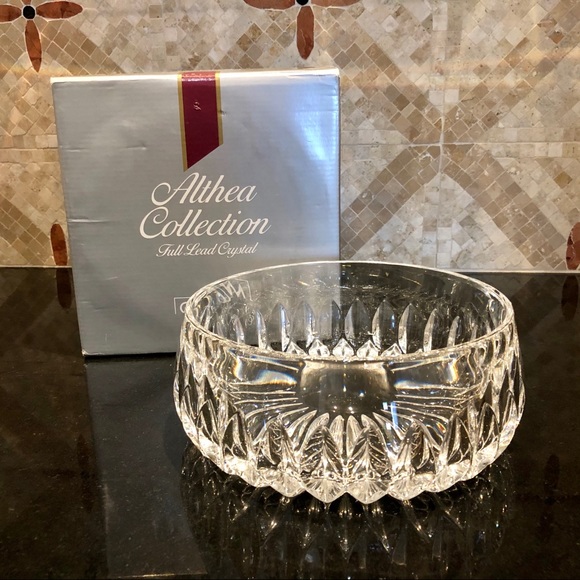 Gorham Other - Gorham Althea Collection Crystal Serving Bowl